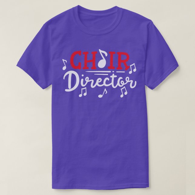 Choir Director Singing Singers T-Shirt (Design Front)