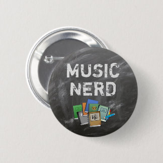 Choir humor gifts - Music Nerd - 6 Cm Round Badge