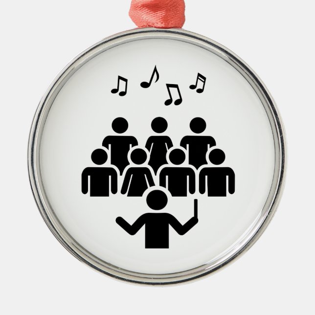 Choir Metal Ornament (Front)