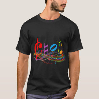 Choir Musicymbols Favourite Class Back tochool T-Shirt