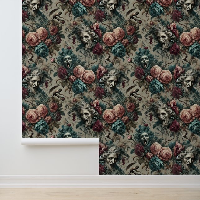 Choir of an Unholy Accord – Gothic Victorian Wallpaper (Application)