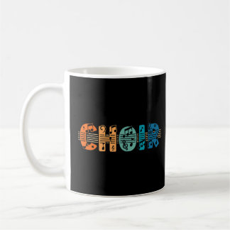 Choir Retro Singer Music Group Teacher Choir Direc Coffee Mug