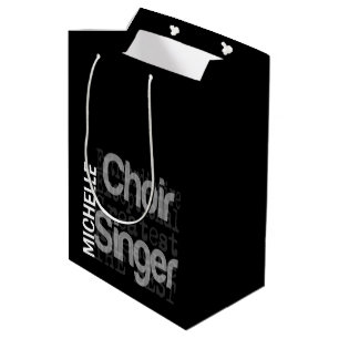 Choir Singer Extraordinaire CUSTOM Medium Gift Bag