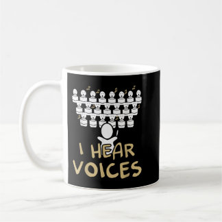 Choir Teacher  I Hear Voices Funny Chorister Tee Coffee Mug