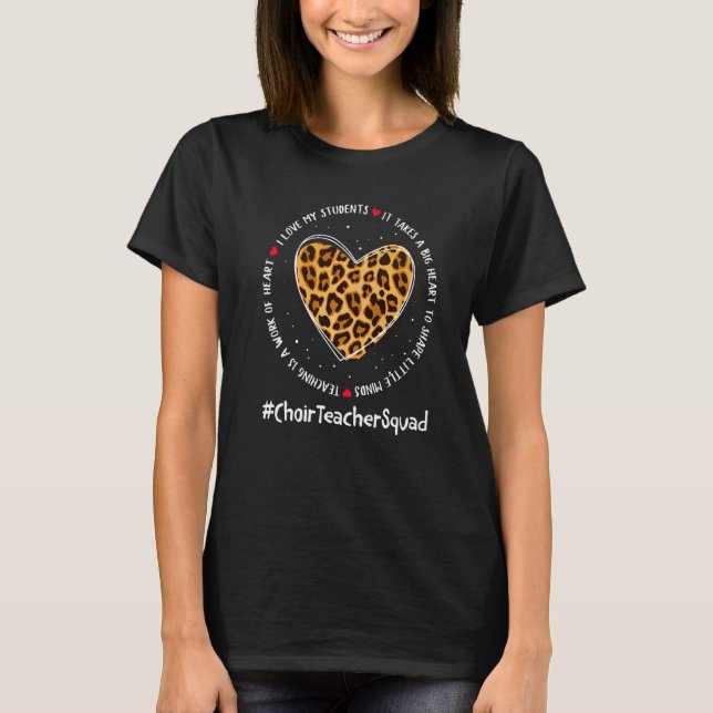 Choir Teacher Squad Admin Appreciation Week Back T T-Shirt (Front)