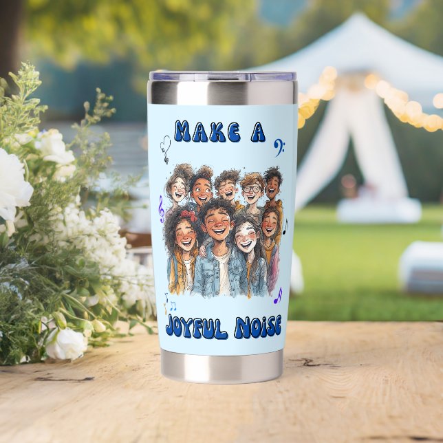 Choirs Joyful Noise Insulated Tumbler (Wedding (Rotated))