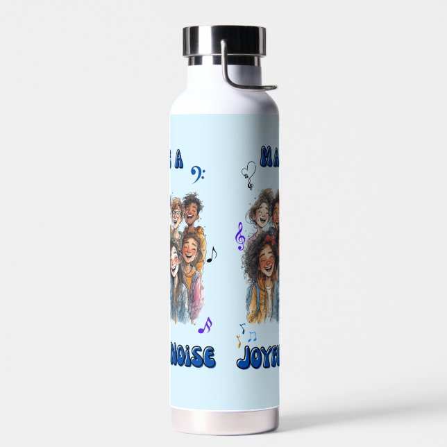 Choirs Joyful Noise Water Bottle (Left)