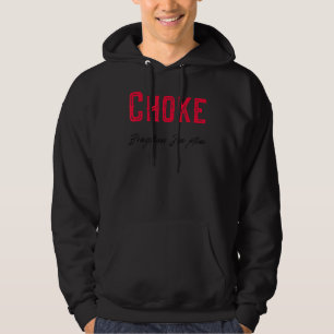 Choke Brazilian Jiu Jitsu Mma Bjj White Hoodie