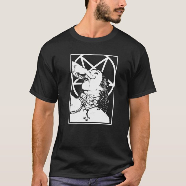 Choke Me Satan T-Shirt (Front)