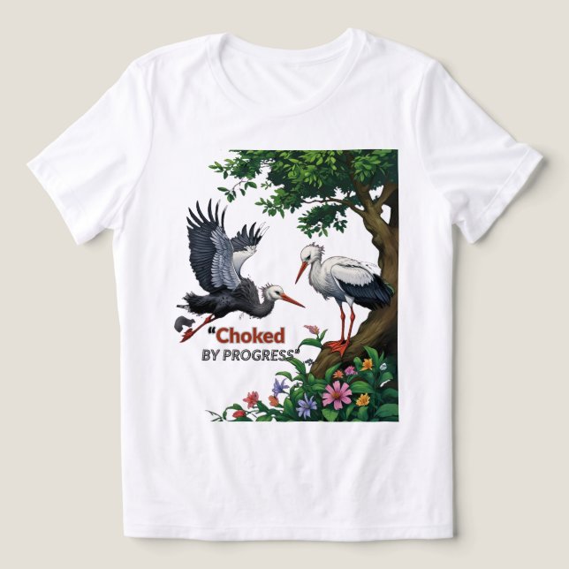 Choked by Progress Tri-Blend Shirt (Design Front)
