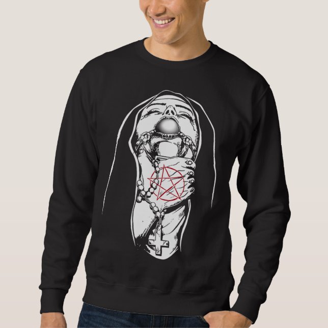 choked up nun sweatshirt (Front)