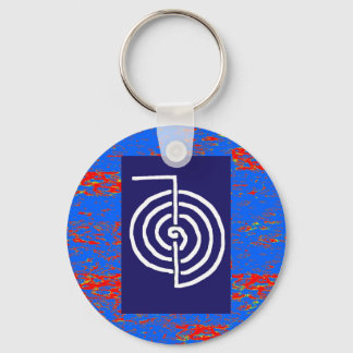 CHOKUREI  Reiki Basic Healing Symbol TEMPLATE gift Key Ring