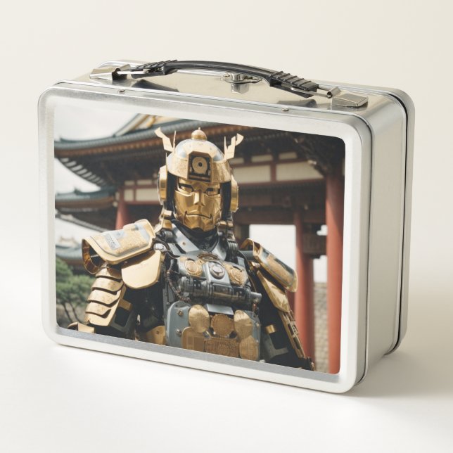 Chokutō Robots Metal Lunch Box (Back)