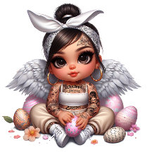 Chola baby angel phone cases