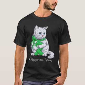 Cholangiocarcinoma Awareness Month Green Ribbon Ca T-Shirt