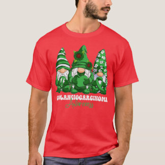 Cholangiocarcinoma Awareness Month Green Ribbon Gn T-Shirt