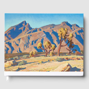 Chollas Against the Mountains by Maynard Dixon Guest Book