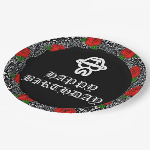 Cholo Theme Party Plates