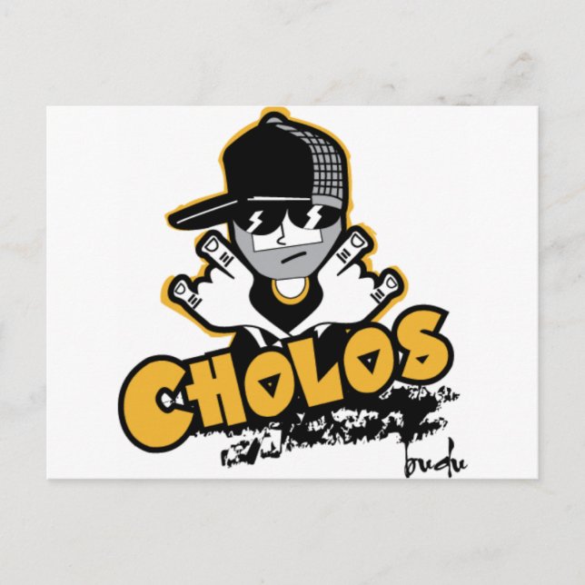 Cholos by BuDu Postcard (Front)