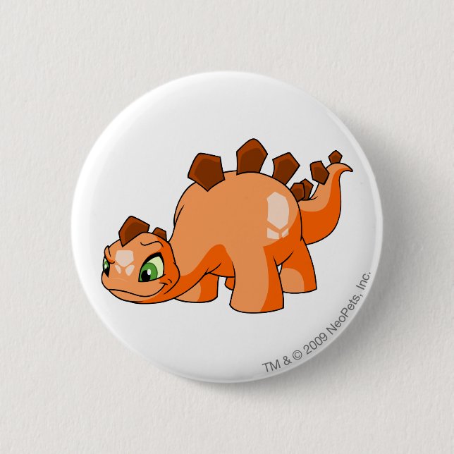 Chomby Orange 6 Cm Round Badge (Front)