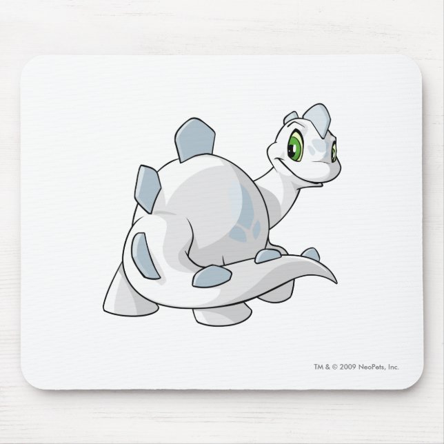 Chomby White Mouse Pad (Front)