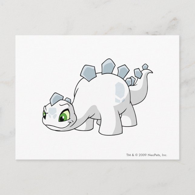 Chomby White Postcard (Front)
