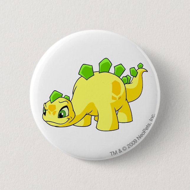 Chomby Yellow 6 Cm Round Badge (Front)