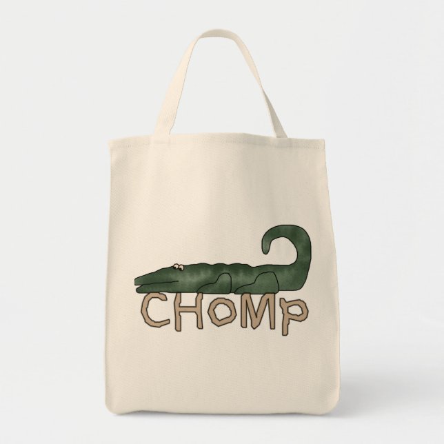 Chomp Alligator Tshirts and Gifts Tote Bag (Front)