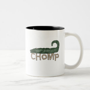 Chomp Alligator Tshirts and Gifts Two-Tone Coffee Mug
