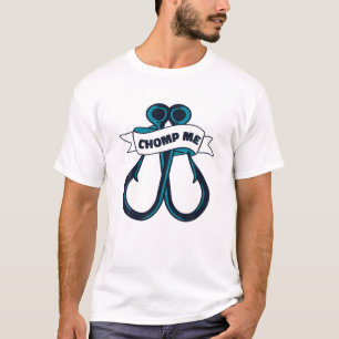 Chomp Me Deep Sea Boat Ice Fisherman Fly Fishing T-Shirt