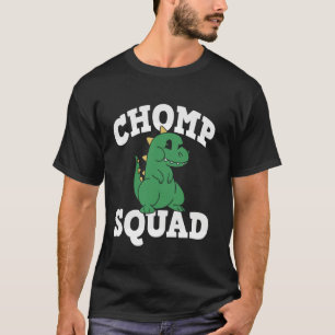 Chomp Squad Dinosaur Dino Birthday T-Shirt