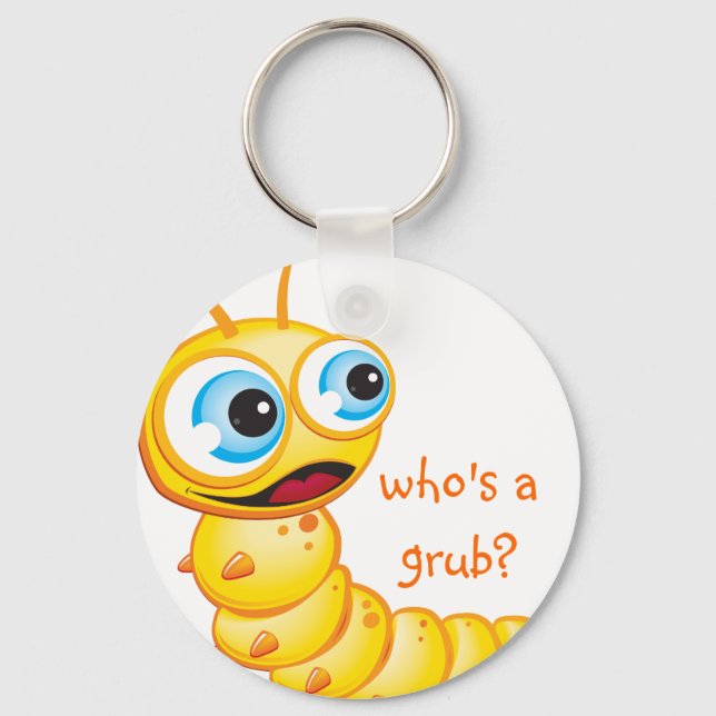 Chomp the Grub :: Key Ring (Front)