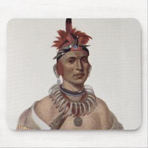 Chon-Ca-Pe or 'Big Kansas', an Oto Chief Mouse Pad