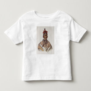 Chon-Ca-Pe or 'Big Kansas', an Oto Chief Toddler T-Shirt