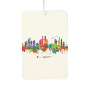 Chongqing China Skyline Car Air Freshener