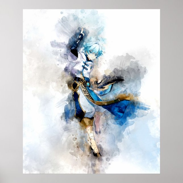 Chongyun  Genshin Impact Poster (Front)