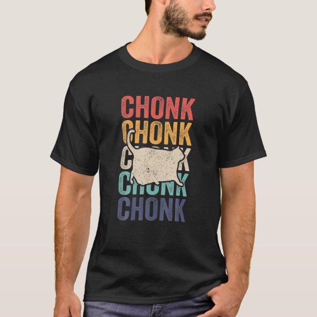 Chonk Meme Cat Chonk T-Shirt (Front)