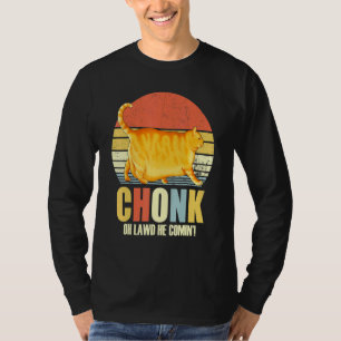 Chonker Fat Cat Chonky Meme T-Shirt