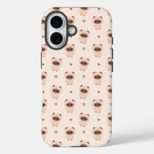 Chonky Siamese Cat iPhone 16 Case
