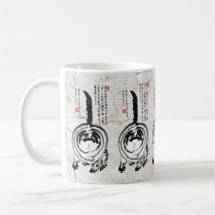 Chonky Striped Japanese Tabby Cat Coffee Mug