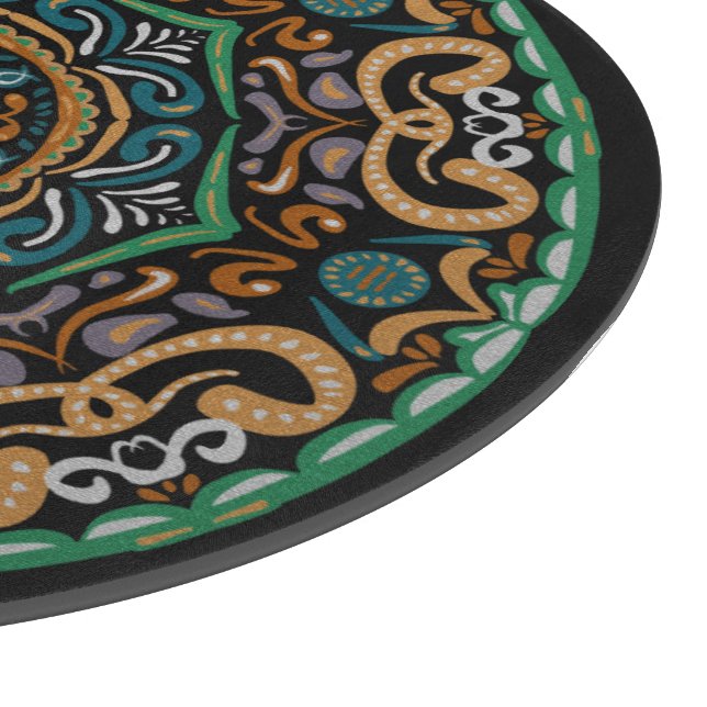 Chons Da Mandala Cutting Board (Corner)