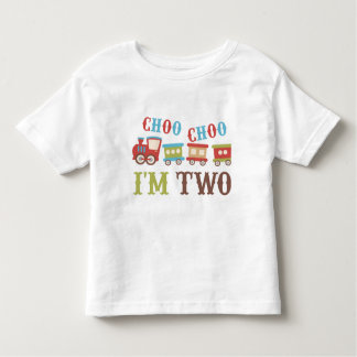 Choo Choo I'm Two Birthday T-shirt