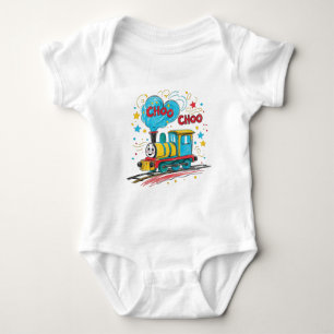 Choo Choo Toy Train Baby Outfit Baby Bodysuit