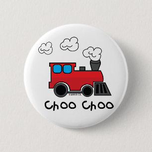 Choo Choo Train 6 Cm Round Badge