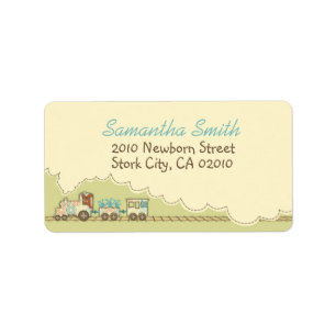 Choo Choo Train Address Label