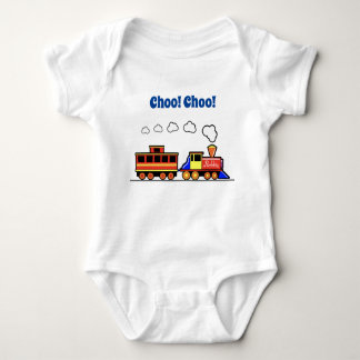 Choo Choo Train Baby Bodysuit