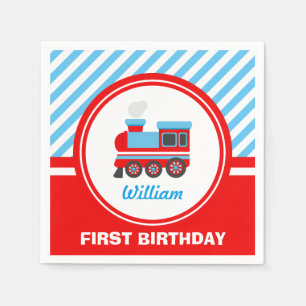 Choo Choo Train Birthday Party Decoration Napkin