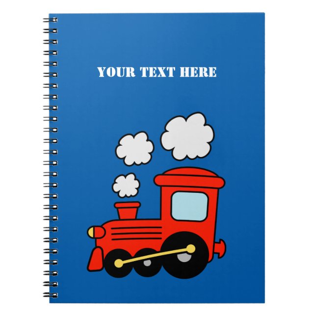 Choo choo train notebook | kids School supplies (Front)
