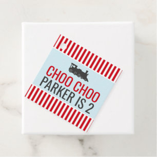 Choo Choo Train Party Favour Gift Tags