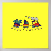 Choo Choo Train Poster up to 15x15
